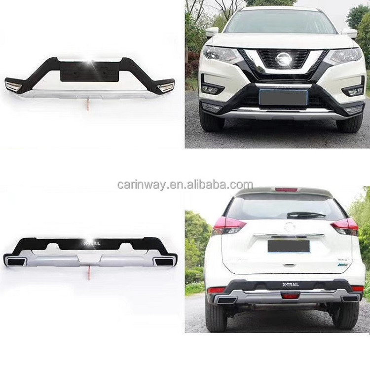 Good Quality Rogue Front Bumper Guard Car Rear Bumper Spoiler Auto Body Bumper Parts Accessories for Nissan X-Trail 2017  2018