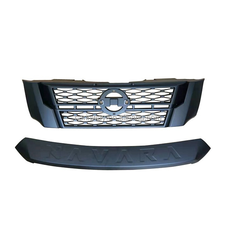 Good Quality Modified Bumper Front Grille of 2021 Car Body Accessories Auto Radiator Grills For Nissan Navara NP300 2015-2019