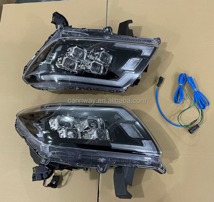 Auto Lighting Systems car led headlight modified NP300 D40 head lamp auto head lights for Nissan Navara Frontier 2016-2019