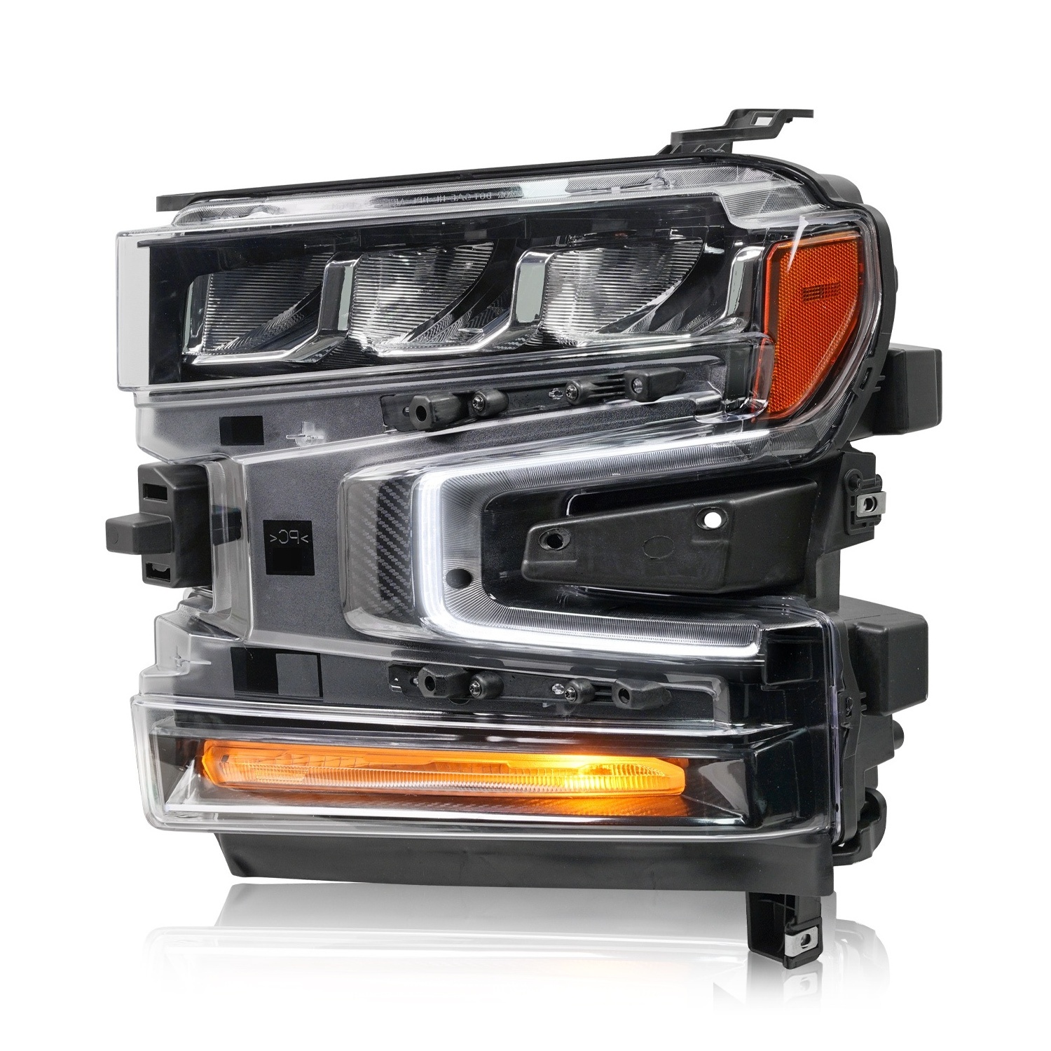 Archaic Left Driver Side Headlights For Chevy Chevrolet Silverado 1500 2019-2022 Headlight OE LED Front Lamp 84621850 84879163