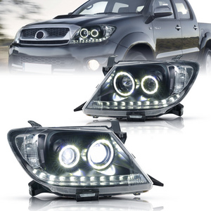 Archaic Led Car Front Lamp DRL With High Beam Low Beam Head Lamp For Toyota Hilux Vigo Revo Rocco 2005-2011 Headlights