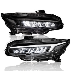 Archaic CIVIC Headlight for 10th Gen Honda Civic 2016 to 2021 2020 Civic Headlights Headlamp FK7 FK8 Head Light Lights