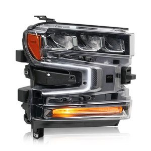 Archaic Headlights for Chevrolet Silverado 1500 2019-2022 OE Headlight LED Version Passenger Side RH Front Lamp 84621851