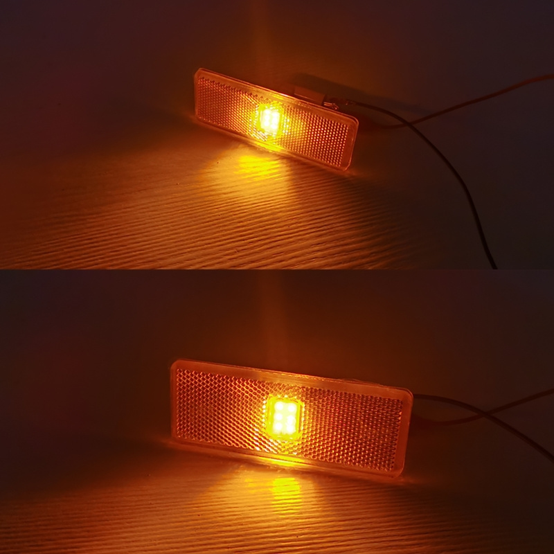 LED Side Marker Lights Amber Reflector For Mercedes Benz Actros Atego Axor Truck Lamp 0005445211 0005445311 0005445411