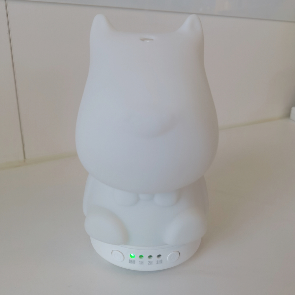 baby diffuser kids cute oil diffusers panda bear bunny kitten cat shape timer setting ceramic aroma diffuser for kids