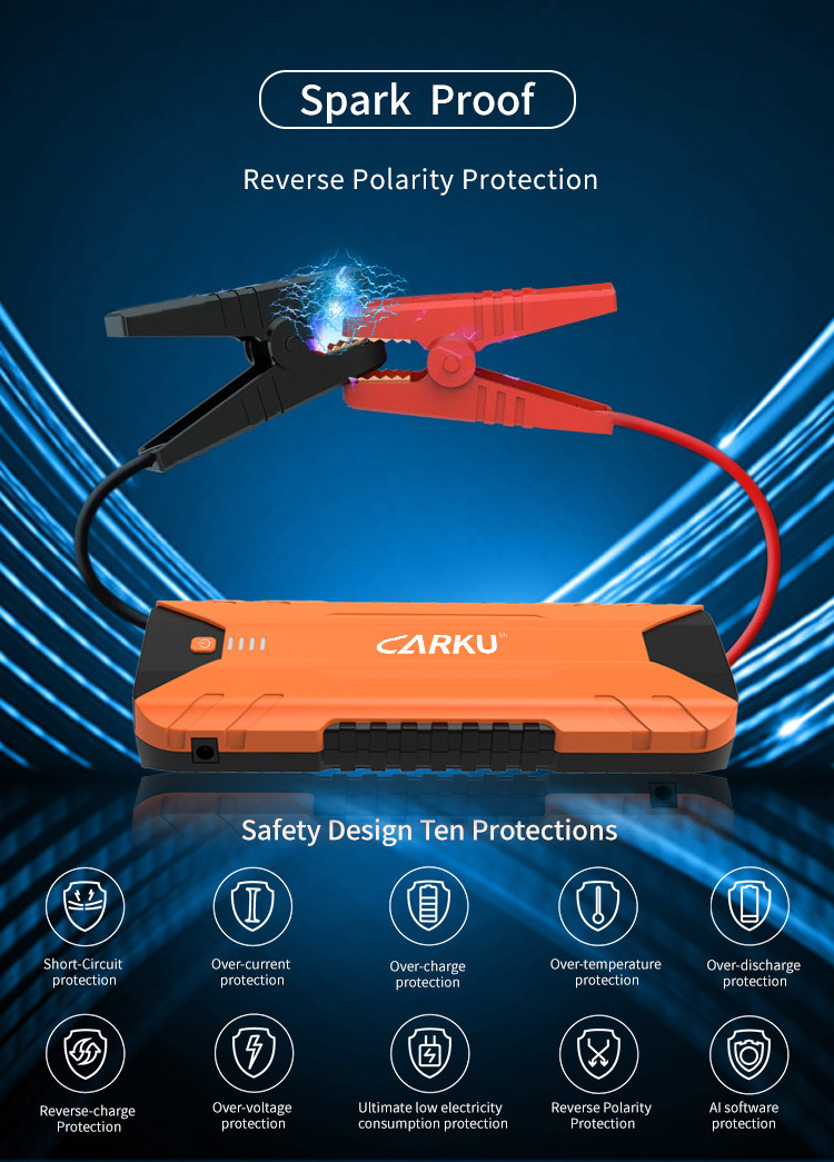 Heavy duty Jump Starter 12v Mini Battery Booster ,Mini Car Jump Starter Car Battery Charger Emergency Car Jumper Starter