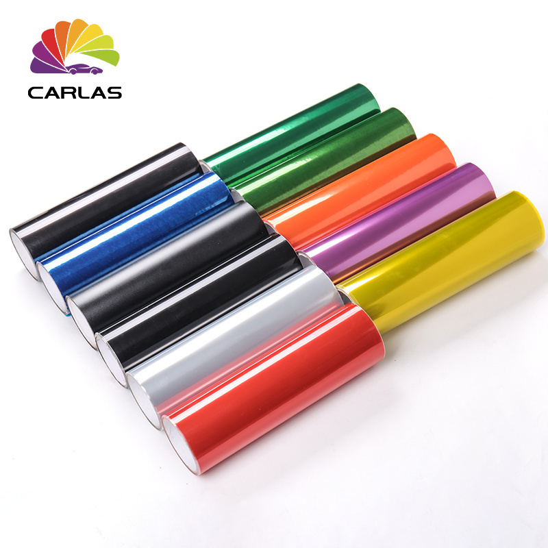 Carlas PVC High Light Transmission Car Led Headlights Sticker Lamp Vinyl Film Headlight Tint Film Car Lamp Film