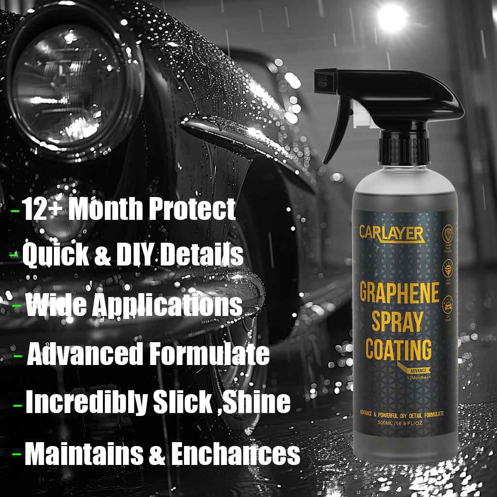 CARLAYER Remove All Scratches Wax SiO2 12H Nano 500ml Ultimate Quick Detailer 3 in 1 Car Graphene Ceramic Coating Spray