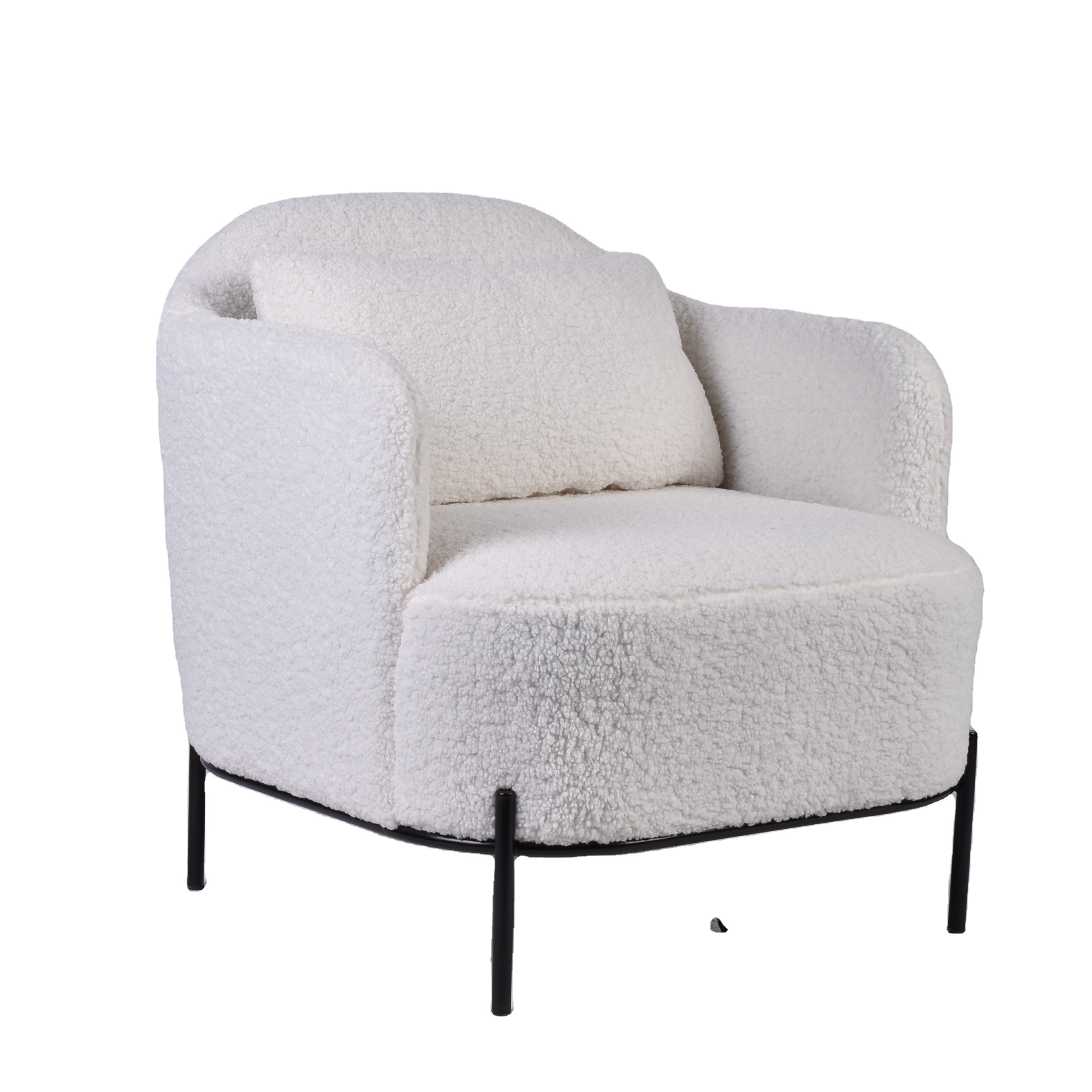 Carlford Modern fabric accent Chair Single Furniture Living Reading Armchair Bedroom Accent Room Chair