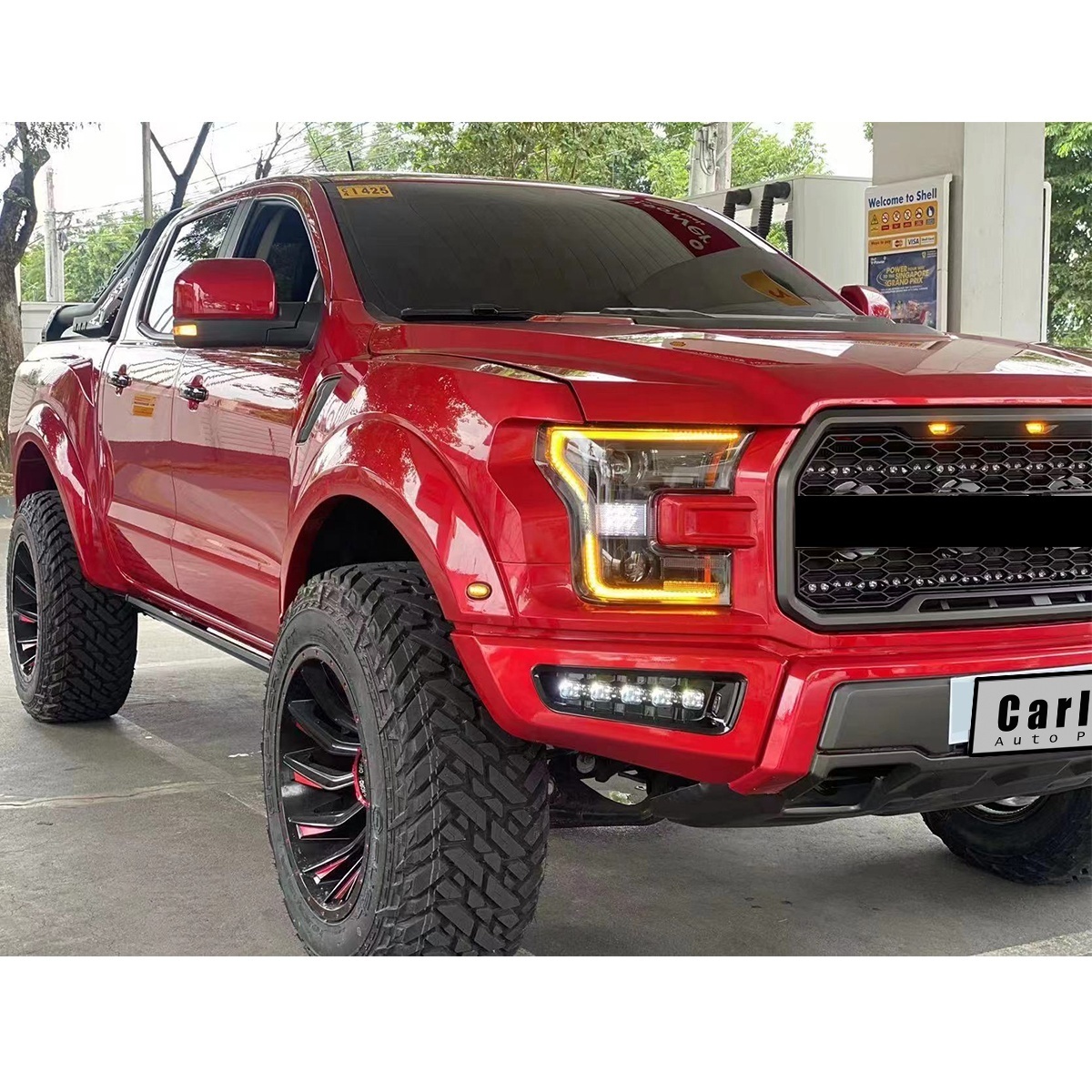 Car accessories PICKUP 4X4 Ranger for Ford ranger upgrade to F150 raptor look model car body kit