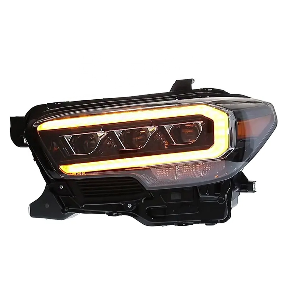 High quality headlights head lamps for toyota tacoma 2020 2021 2022 year upgrade led headlights 3 lens led lamps