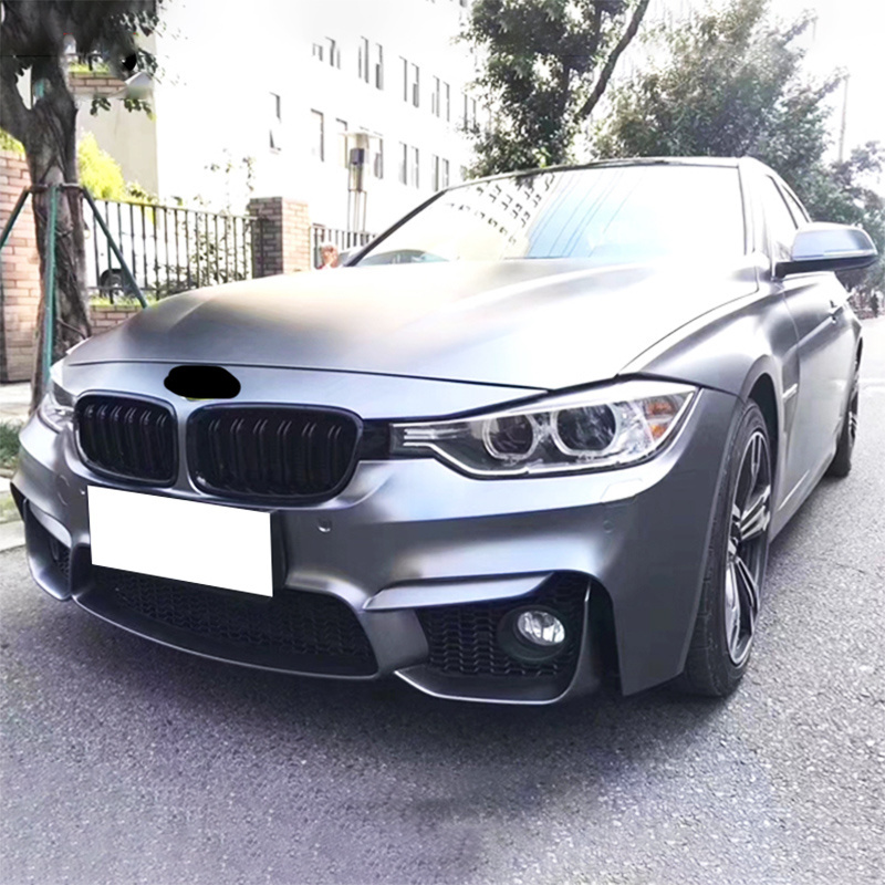 Body kit include front rear bumper grille side skirt tip exhaust for BMW 3 series F30 F35 upgrade M3 look like bodykit