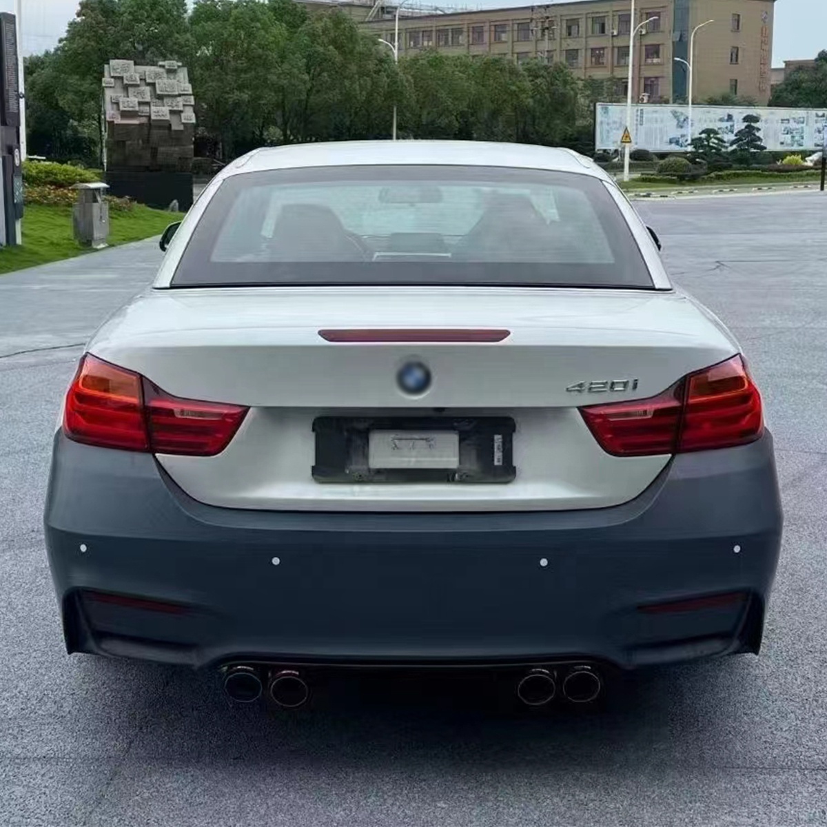 F32 F36 M4 Style PP Material Front Bumper Rear Bumper FOR BMW 4 SERIES F32 F36 body kit