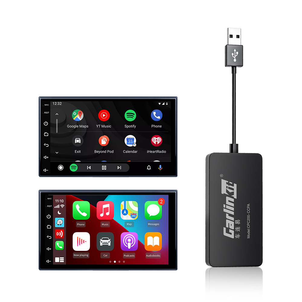 2022 CarlinKit Wireless CarPlay/Android Auto Wireless Car Adapter, Wired Mirroring