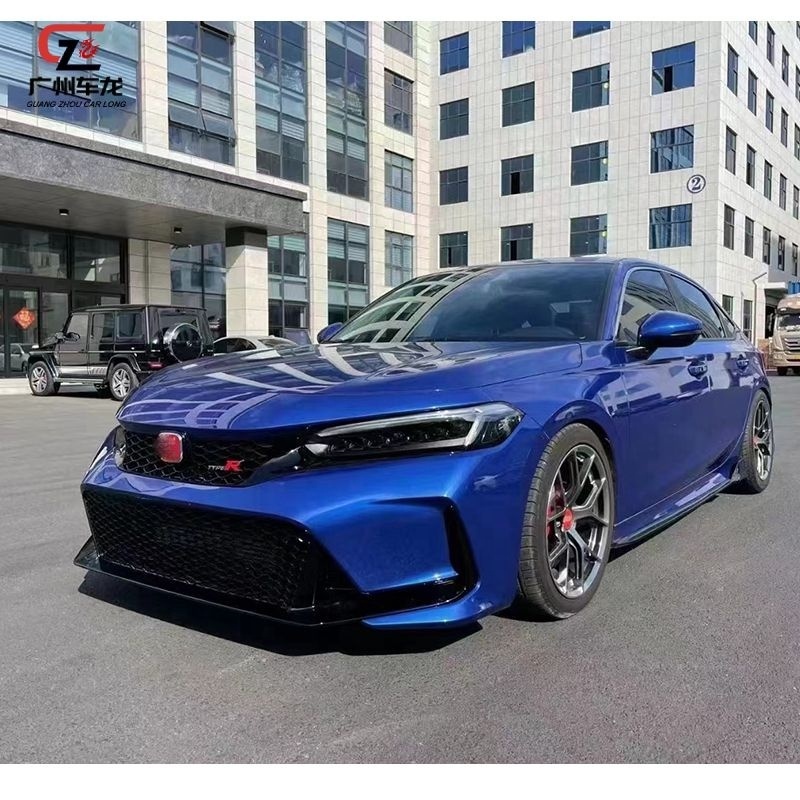 Hot selling Type-R style Car Bumpers Front Bumper with Grille For 11th Generation Honda Civic 2022 Body Kit