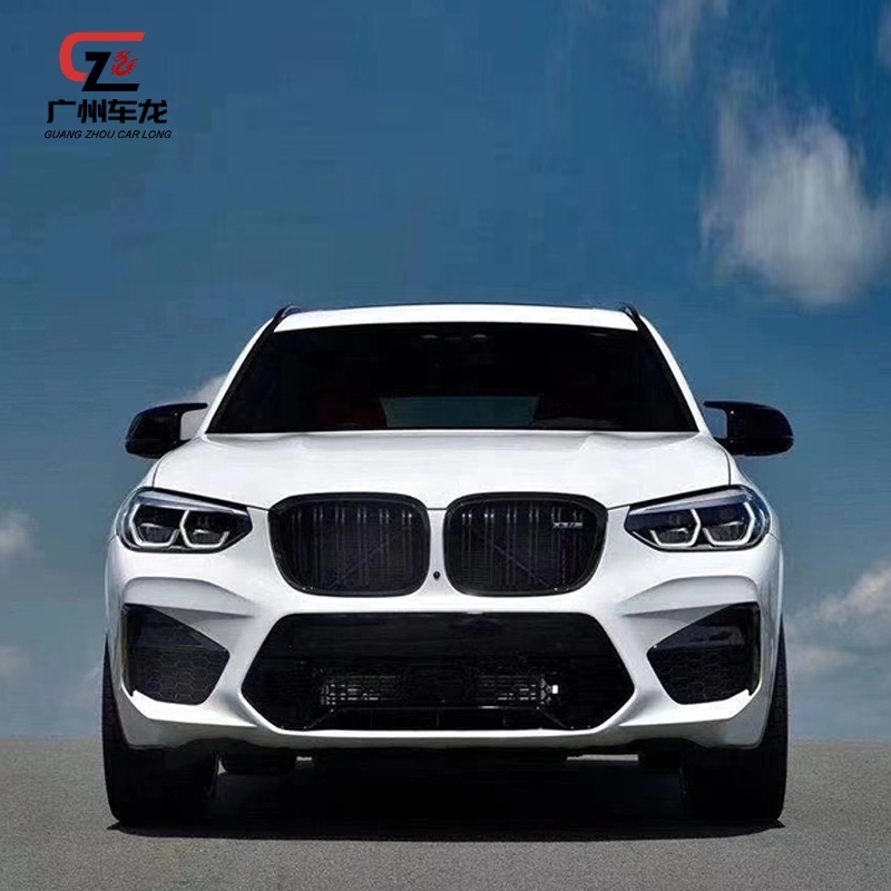 Wholesale Car Parts Auto F98 X4M Bodykit Full Body Kit Set Modified Upgrade M Style Facelift For BMW X4 G02 Grille Car Bumpers