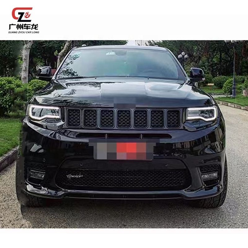 Hot selling Car Bodykit For Jeep Grand Cherokee 2018 modified SRT8 Front Rear Bumper Grille Side Skirts Hood Fender Car Bumpers