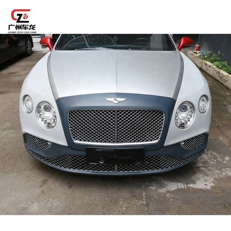 Car Bumpers Kits Car Bodykit For Bentley Continental GT 2008-2015 to 2017 style Front Splitter Lip Rear Bumper Grille Fenders