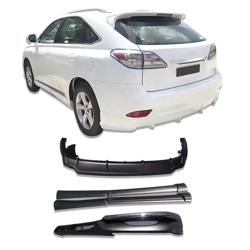 Car bodykit For Lexus RX270 RX350 RX450H Front lip Rear Diffuser Lip Side Skirt Car body kits Exterior Accessory Parts