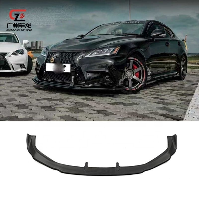 Hot selling ABS Material Car Bumpers Front Diffuser Lip For Lexus Is250 Is300 Is350 2006-2012 Car Bodykit