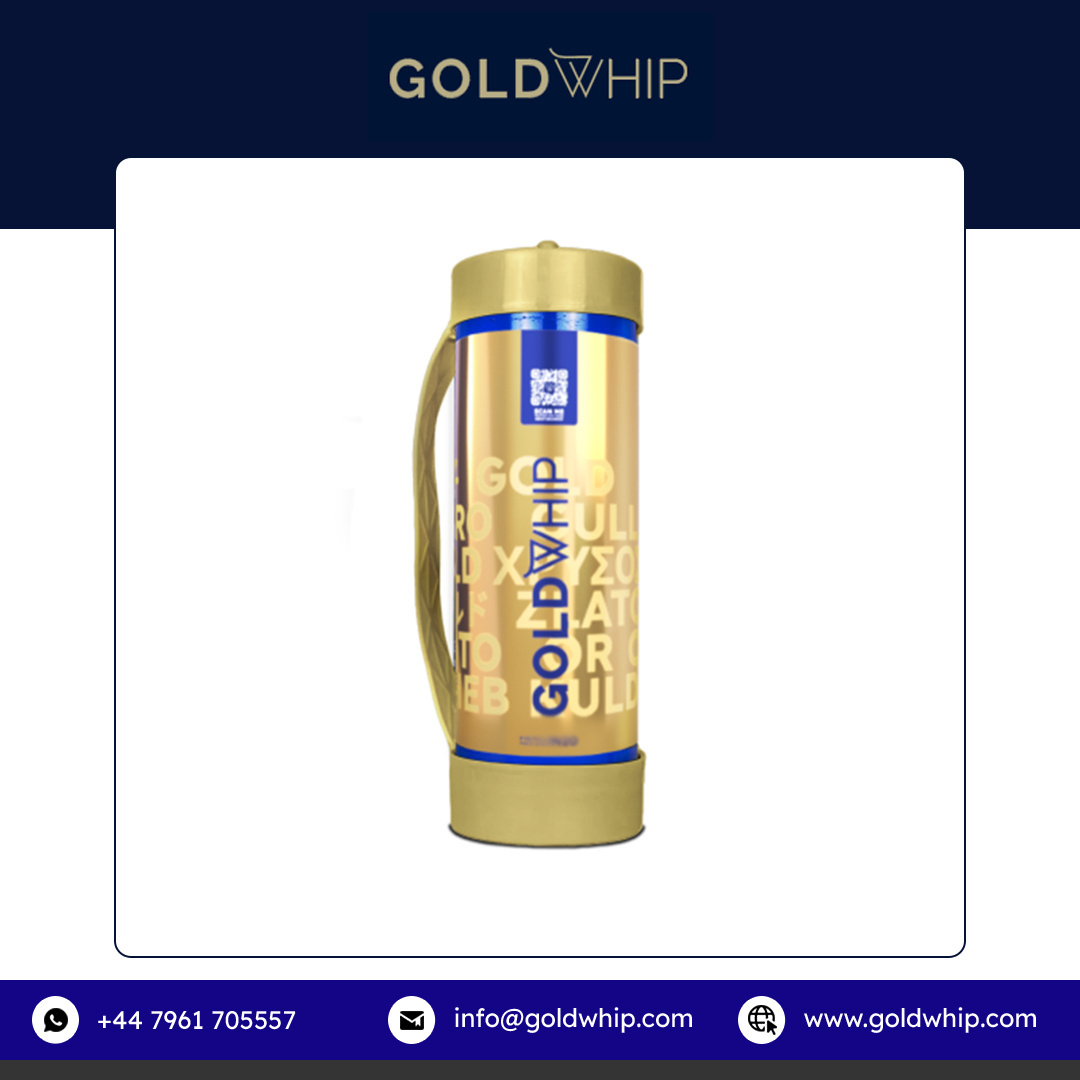 Experience Whipped Cream Mastery with Lowest Price 2000g Gold Maxi Steel Cream Charger Available in Bulk