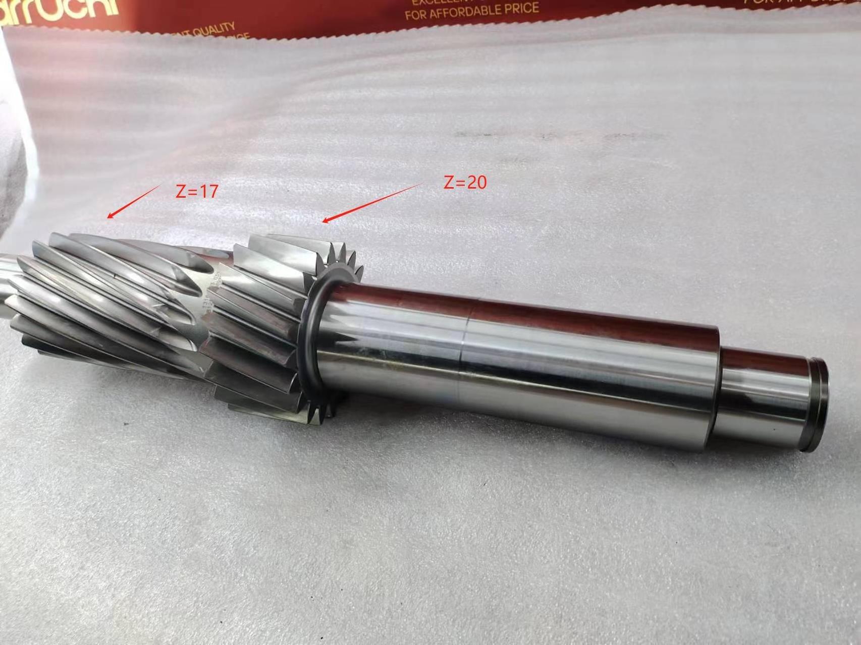 1316.303.033 ZF16S2530TO SITRAK MAN truck ZF z=20/17 gearbox parts transmission intermediate shaft COUNTERSHAFT