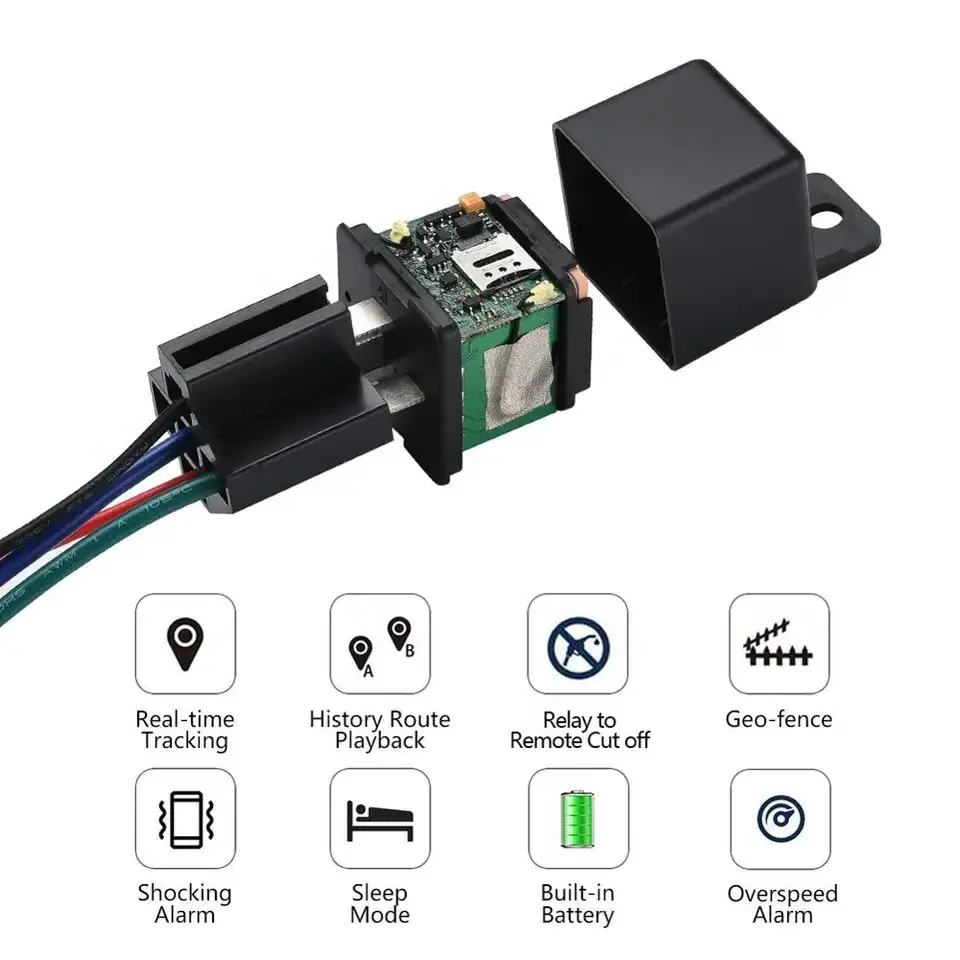 SinoTrack Anti Theft ST-907 Motorcycle GPS Relay Easy To Hide GPS Tracker Real Time Tracking