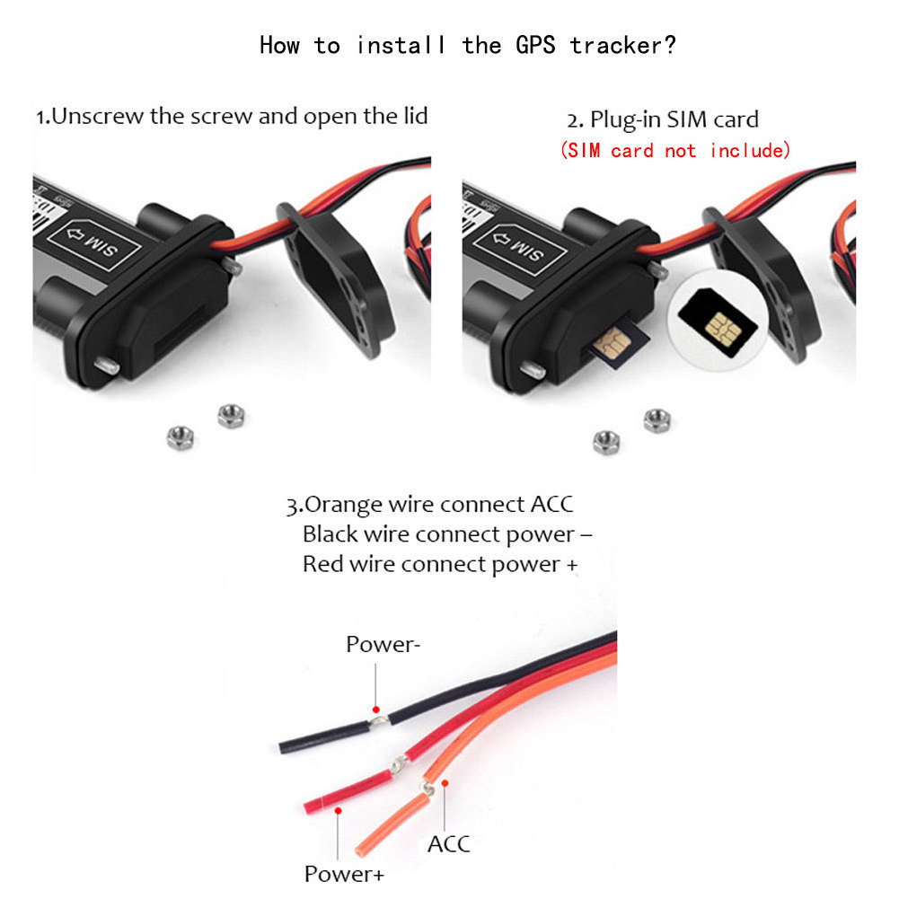 Sinotrack Waterproof Car Security ST-901 Anti Theft GPS Tracker With Built In Battery