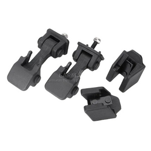 Hood Latch Rubber Catch Release Kit Left and Right Both Side Hood Lock Catches for Jeep Wrangler TJ 1997-2006 Replace 55176636AD