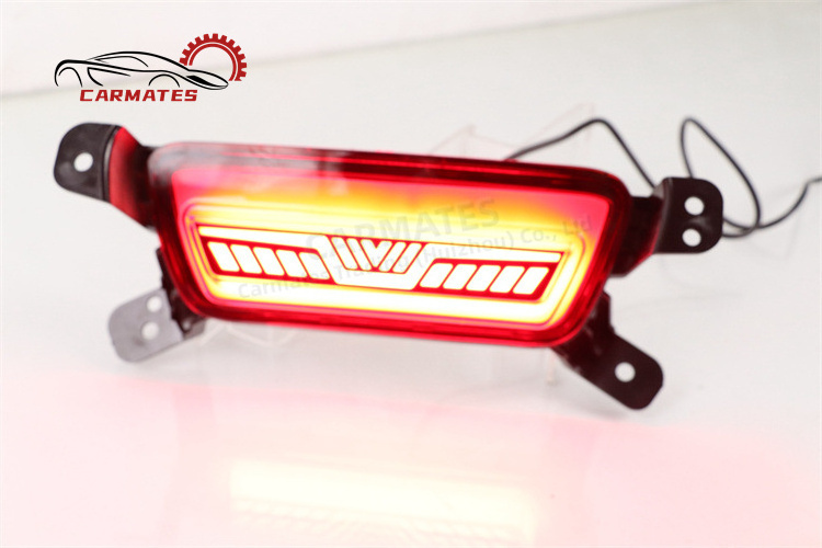 CARMATES LED DRL Brake Light Taillight Driving Light Bumper Lamps With Turn Signal For Hyundai Elantra 2021 2022 2023