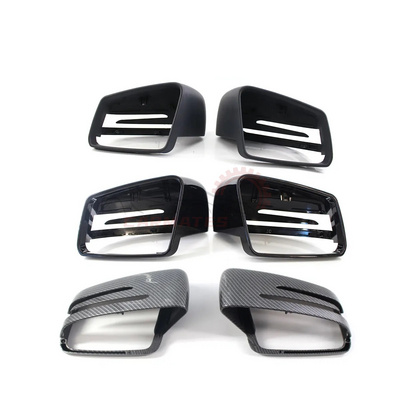 Rearview Mirror Cover Glossy Cover Rear View Mirror Shells Cap A2128100464 for Mercedes-Benz S E C Class W212 W204 W221 09-13