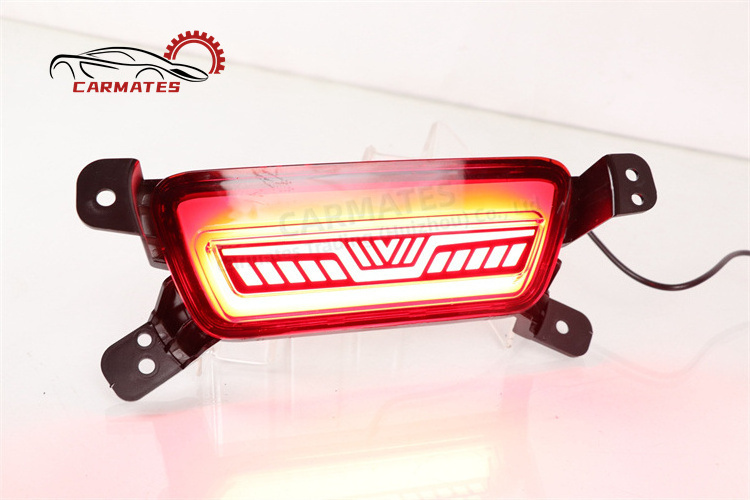 CARMATES LED DRL Brake Light Taillight Driving Light Bumper Lamps With Turn Signal For Hyundai Elantra 2021 2022 2023