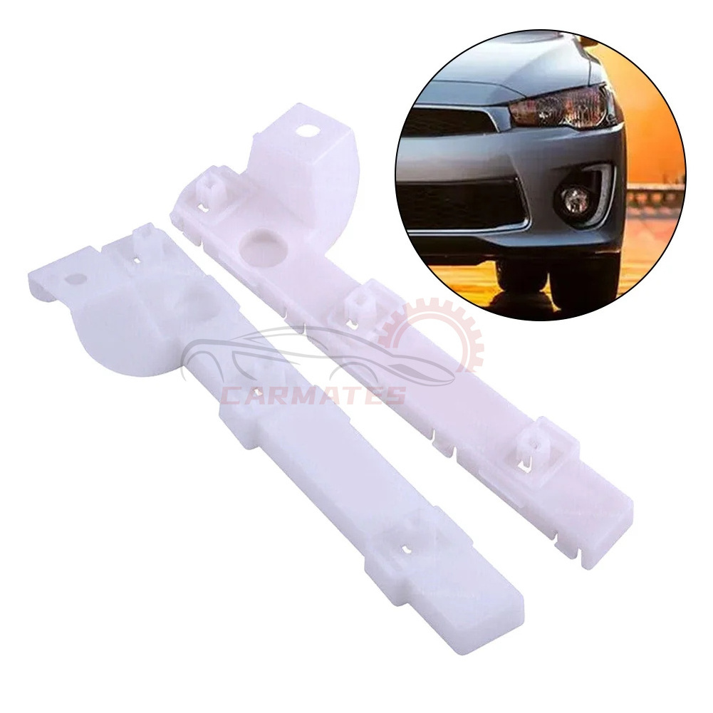 Front Bumper Side Bracket For Mitsubishi Lancer Except EVO 2008-2017 6400A403 6400A404 Pair White Bumper