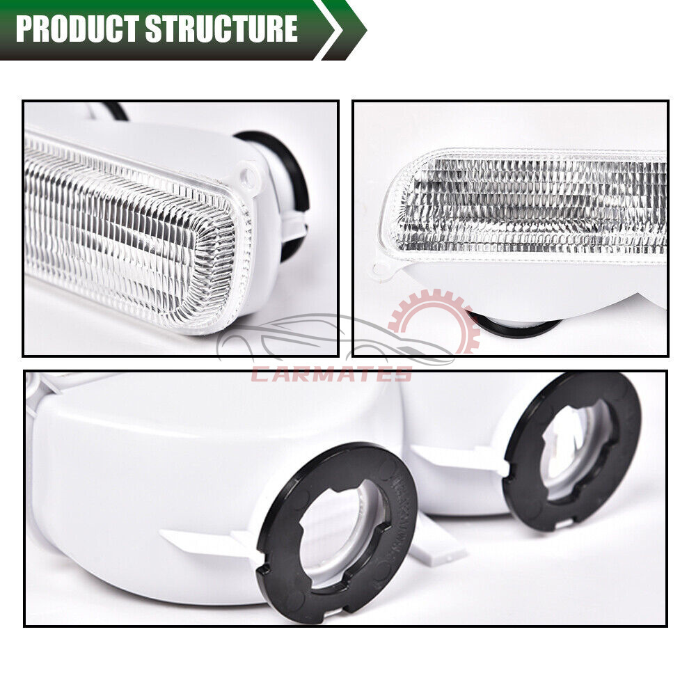 Front Bumper Signal Lights For 1997-2001 Jeep Cherokee XJ led fog/driving lights light housing Fog lamp