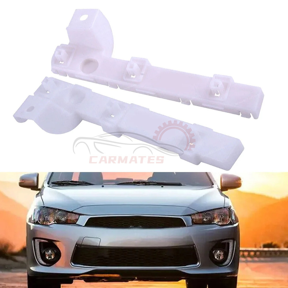 Front Bumper Side Bracket For Mitsubishi Lancer Except EVO 2008-2017 6400A403 6400A404 Pair White Bumper