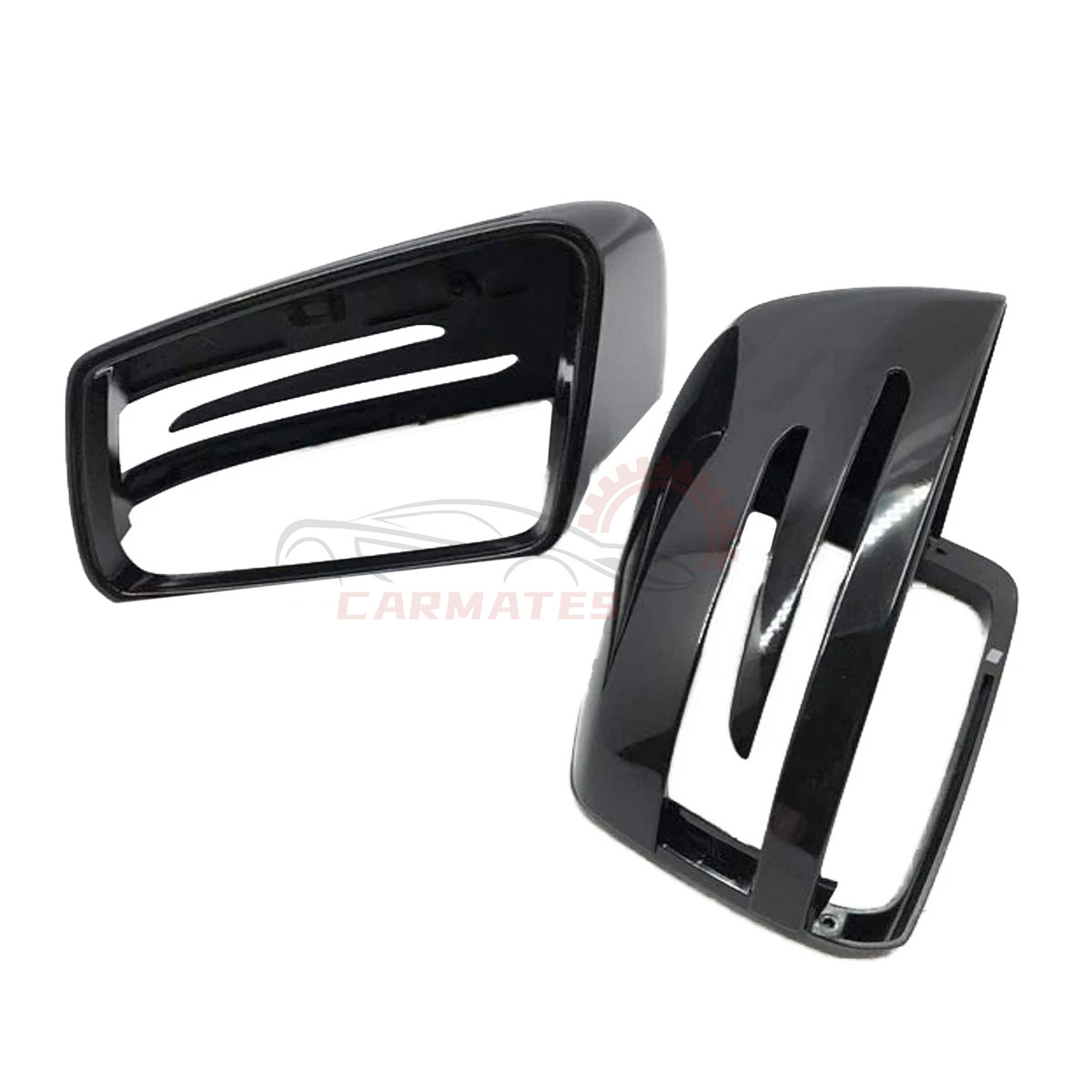 Rearview Mirror Cover Glossy Cover Rear View Mirror Shells Cap A2128100464 for Mercedes-Benz S E C Class W212 W204 W221 09-13