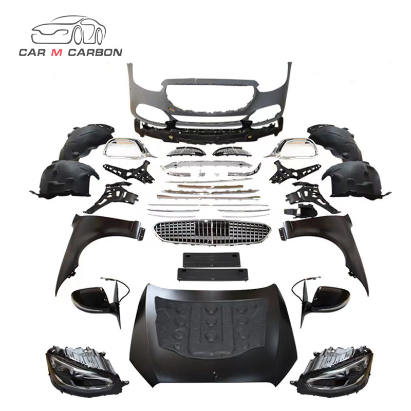 2009-2013Year W221 Upgrade W223 Body Kits S680 Car Bumpers S Class S350 S550 S400 W221 Old To New Facelift Bodykit With Light