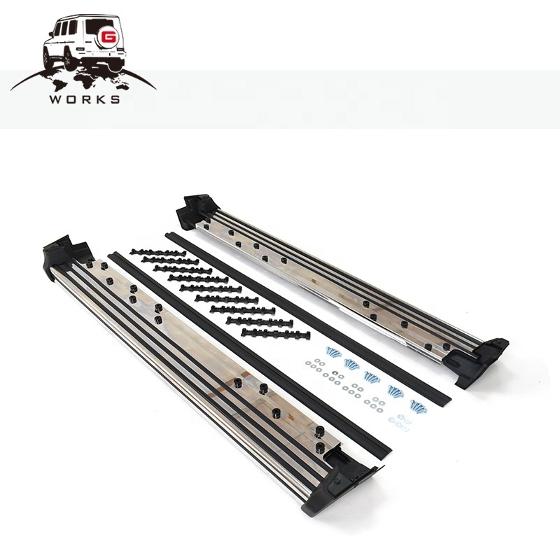 2019year~G class W464 G63 G350 G500 G550 stainless iron side step side steps sidestep sidesteps