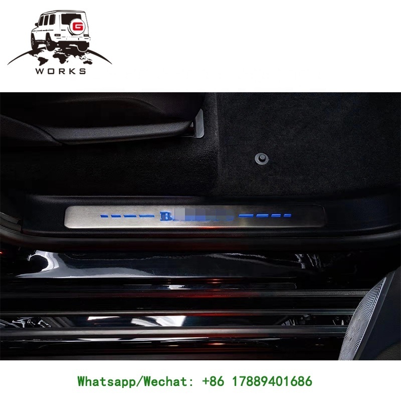 G class G wagon W464 W463A G63 G65 G55 welcome pedal 2019year 2020year car running board with A or B logo step running board