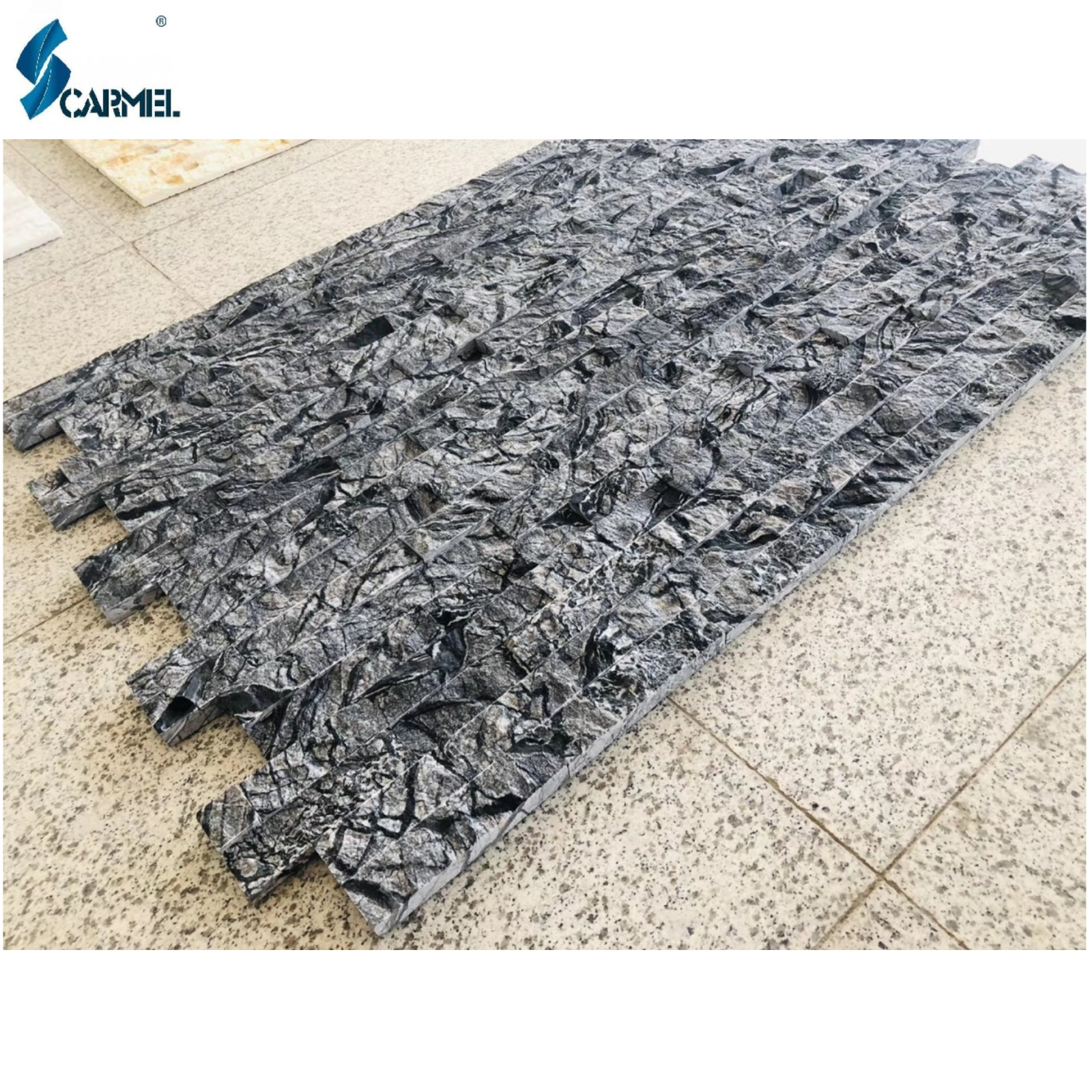 CARMEL Best Quality Wholesale Price Natural Stone Tiles Silver Wave Culture Stone Exterior Wall House Decoration Wall Cladding