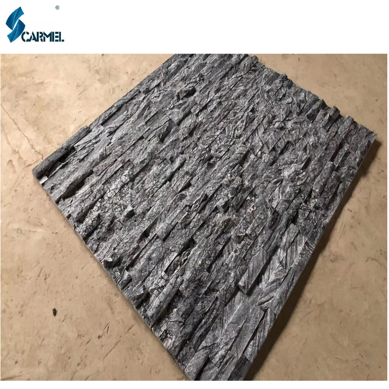 CARMEL Best Quality Wholesale Price Natural Stone Tiles Silver Wave Culture Stone Exterior Wall House Decoration Wall Cladding