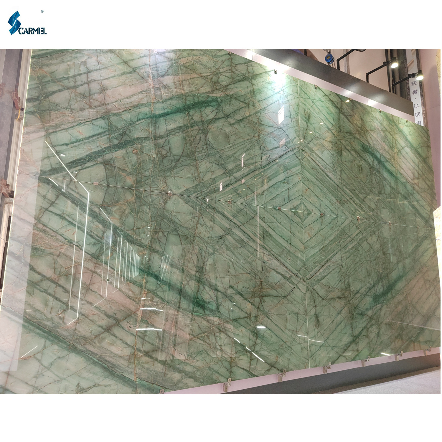 Translucent Polished Quartzite Botanic Bordeaux Quartzite Alexandrita Green Slabs For Green Marble Kitchen Countertop