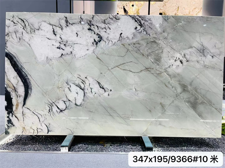 OEM/ODM Brazil white black Stone Quartzite Kitchen Countertops Amazonite white Marble Quartzite Slabs For Table Tops