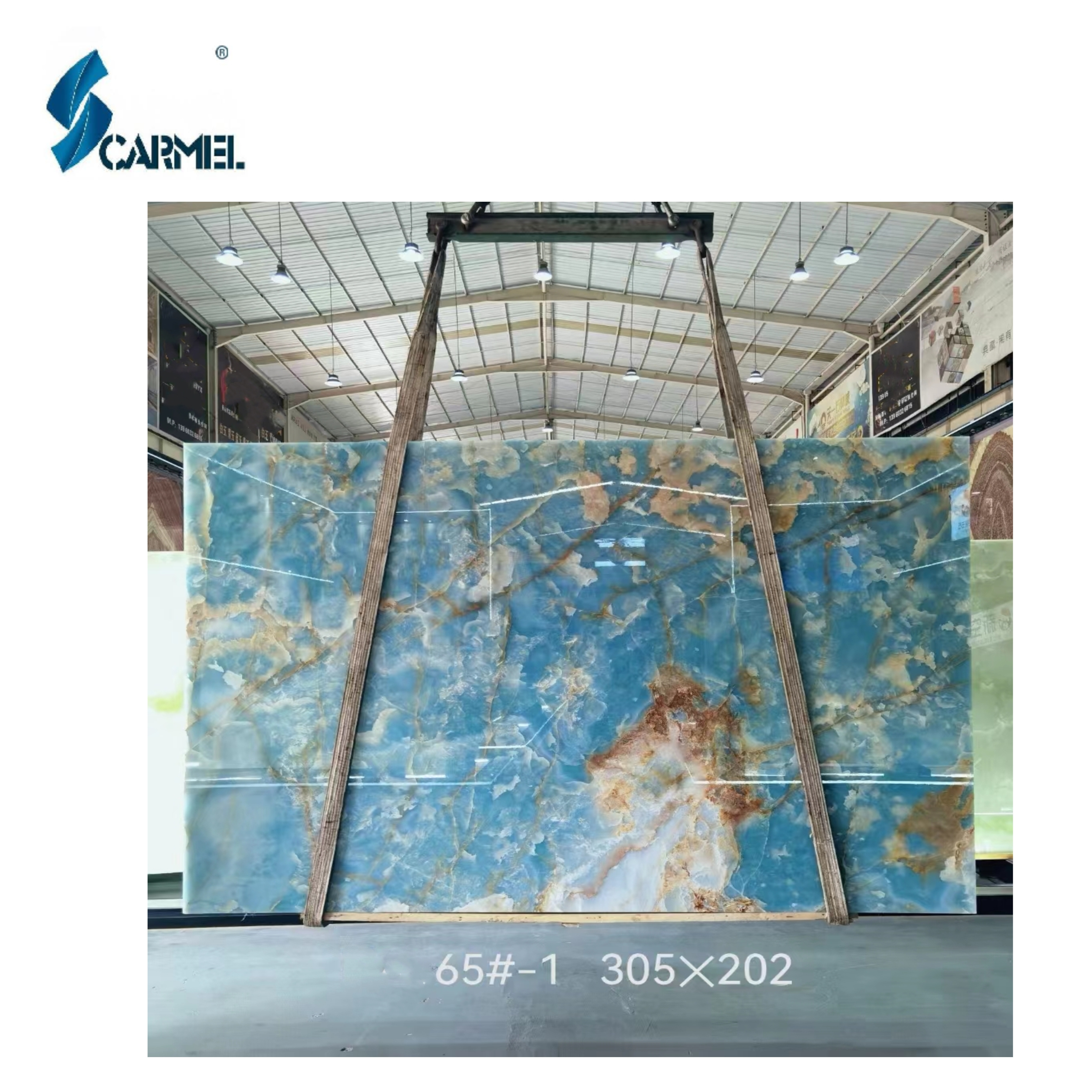 Nature Marble Blue Onyx For Background Wall Design,Blue Marble With Yellow Veins