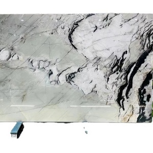 OEM/ODM Brazil white black Stone Quartzite Kitchen Countertops Amazonite white Marble Quartzite Slabs For Table Tops