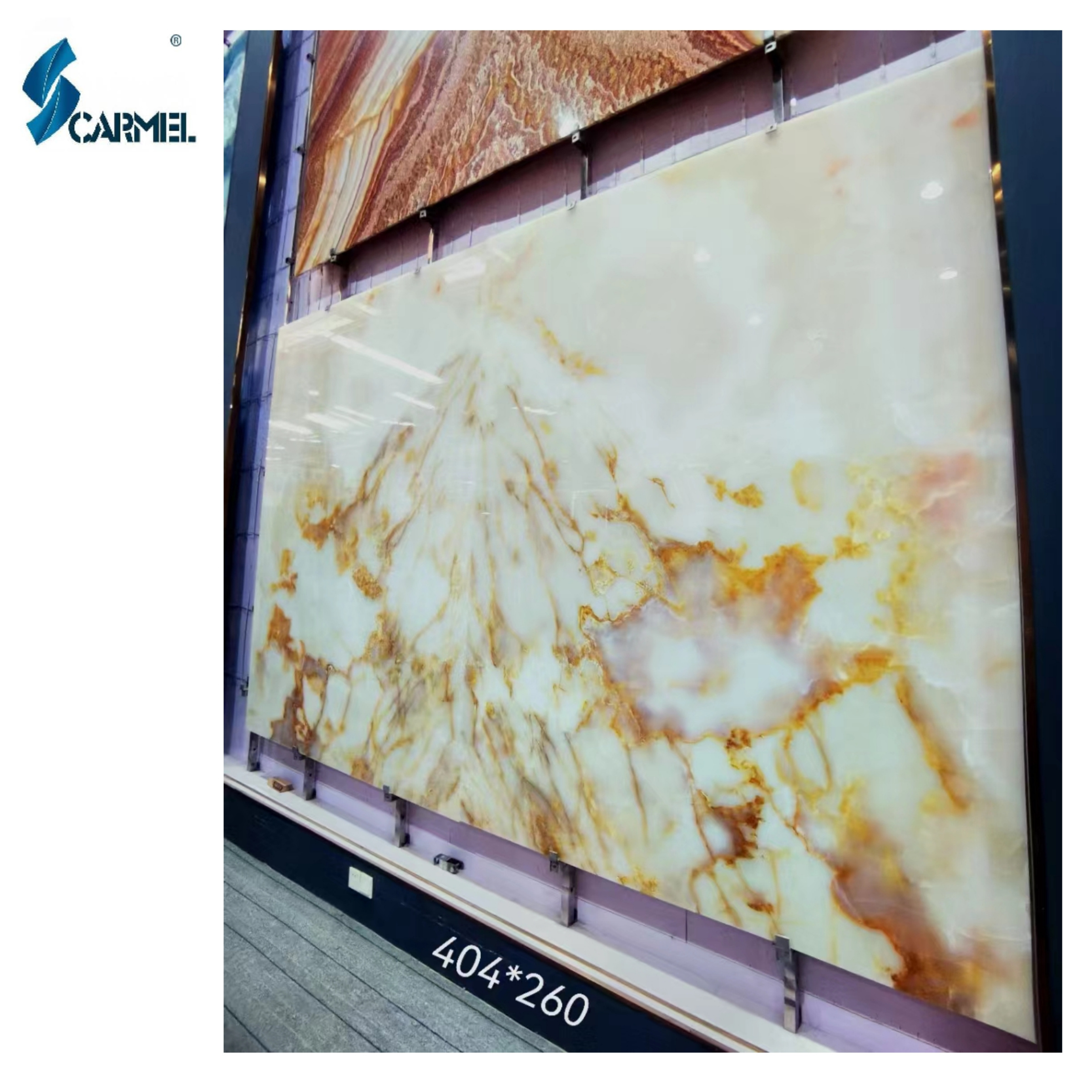 Low Price Beautiful Indoor Bathroom Background Cladding Natural Blue Onyx Marble Living Room White Color Wall Panel