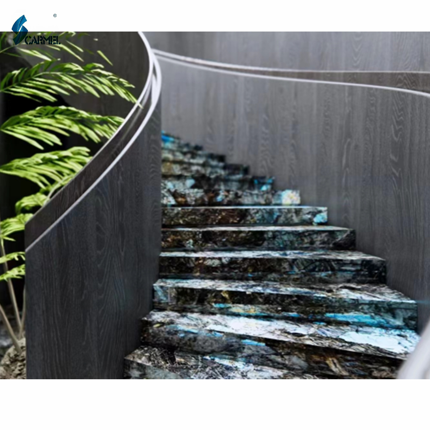 New Arrival Decorative Stone Slab Blue Emerald Granite Labradorite Blue Granite For Interior Wall Floor Slabs and Tiles