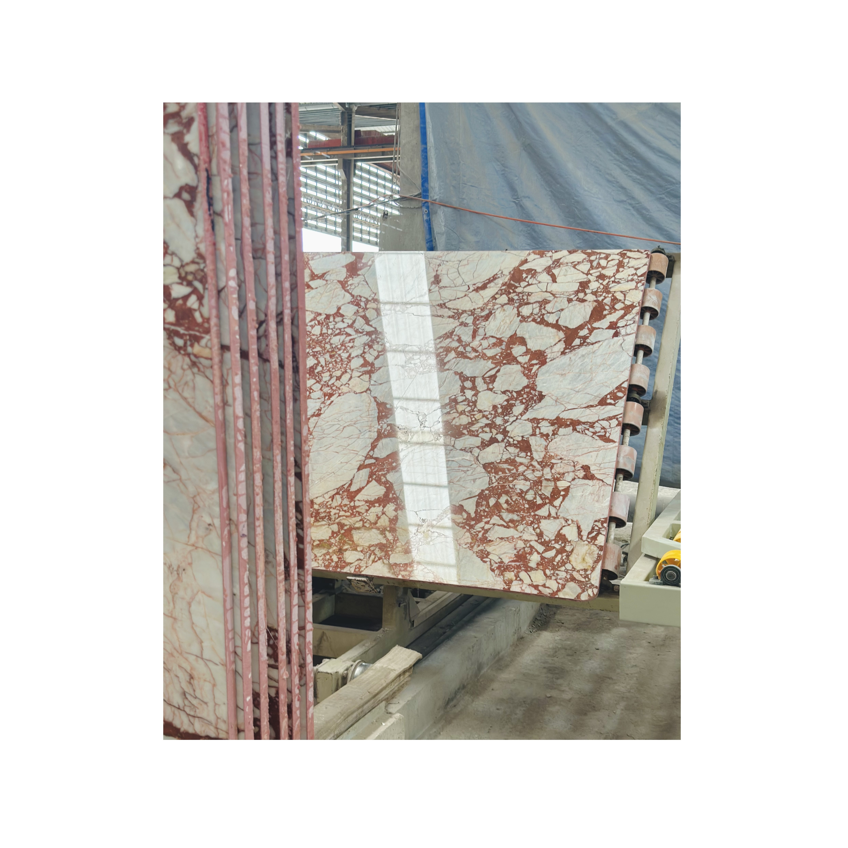 Factory Direct Rosa Norvegia Marble Slab Norwegian Rose Norweigan Pink Marble Slab For Interior Decoration Wall Panel