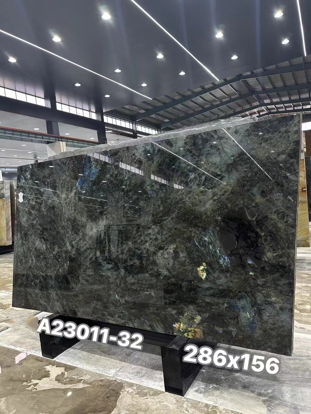 CARMEL STONE Luxury Stone Brazil Blue Emerald Granite Blue Marble For Hotel Wall Bar Countertop Emerald Blue Granite