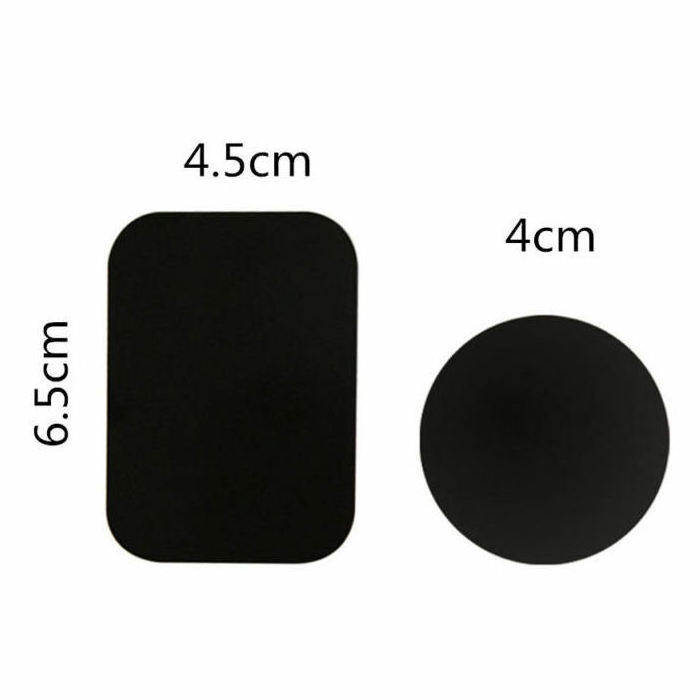 Phone Holder Metal Plate Replacement Kits With Adhesive For Magnetic Cell Phone Support